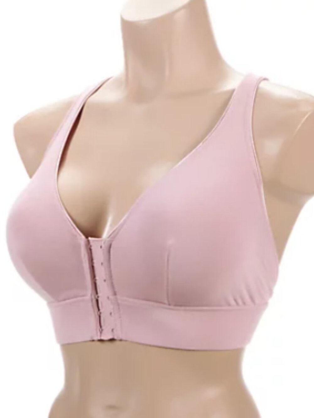 Leading Lady 5170 The Greta Wirefree Bralette – Front Closure, Crossback